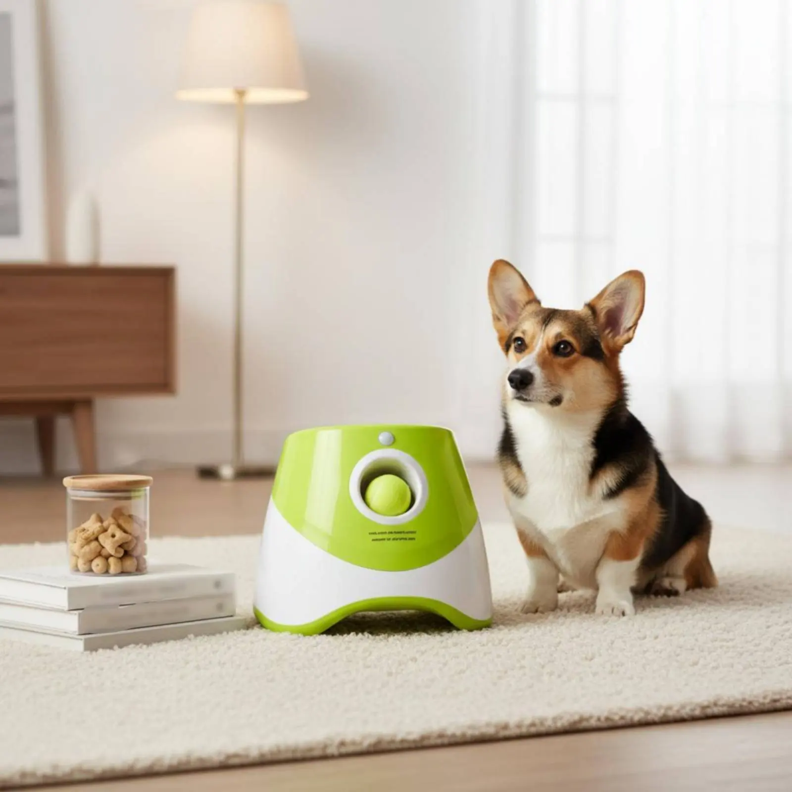 

Automatic Dog Sphere Thrower Indoor Outdoor Use Dog Play Sphere Thrower Automatic Retrieve Machine Easy To Operate for Backyard