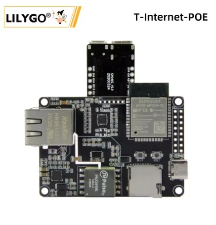LILYGO ®   TTGO T-Internet-POE ESP32-WROOM LAN8720A Чип Ethernet-адаптер и плата расширения загрузчика Программируемое оборудование