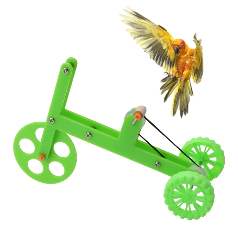 Funny Parrot Bike Toy Birds Training Plaything Educational Interactive Props