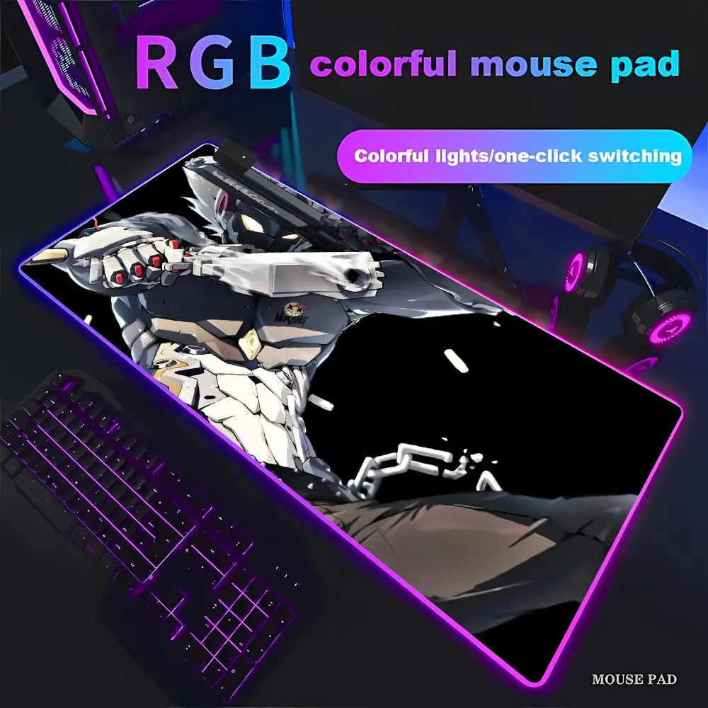 

HYBXAXC Sci-Fi Mecha Style Large Mouse Pad Non Slip Rubber Non Slip Rubber Desk Waterproof Gaming Keyboard Pad for Office Home