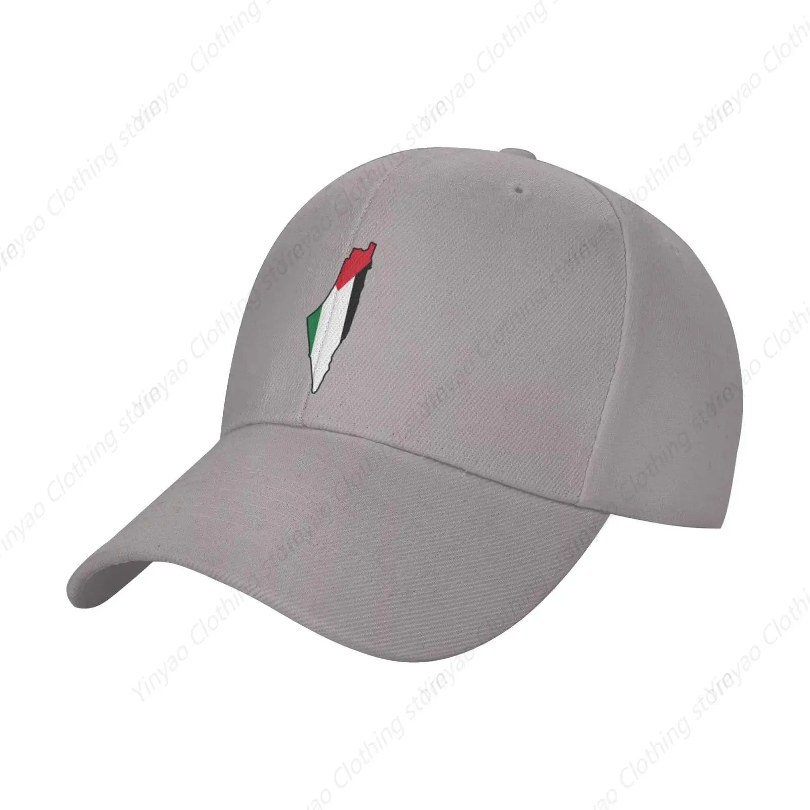 

Retro Flag Map Palestine Baseball Hat Outdoor Exercise Duck Tongue Hat Adjustable Truck Hat