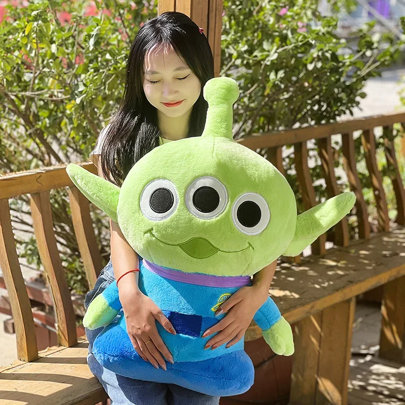 35/55cm Disney Three Eyed Monster Big Size Plush Toy Anime Story Alien Character Model Stuffed Doll Cute Christmas Birthday Gift