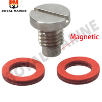 Magnetic 90340-08002-00 Stainless Steel Plug, Marine Screw For Yamaha Outboard Engine Boat Parts