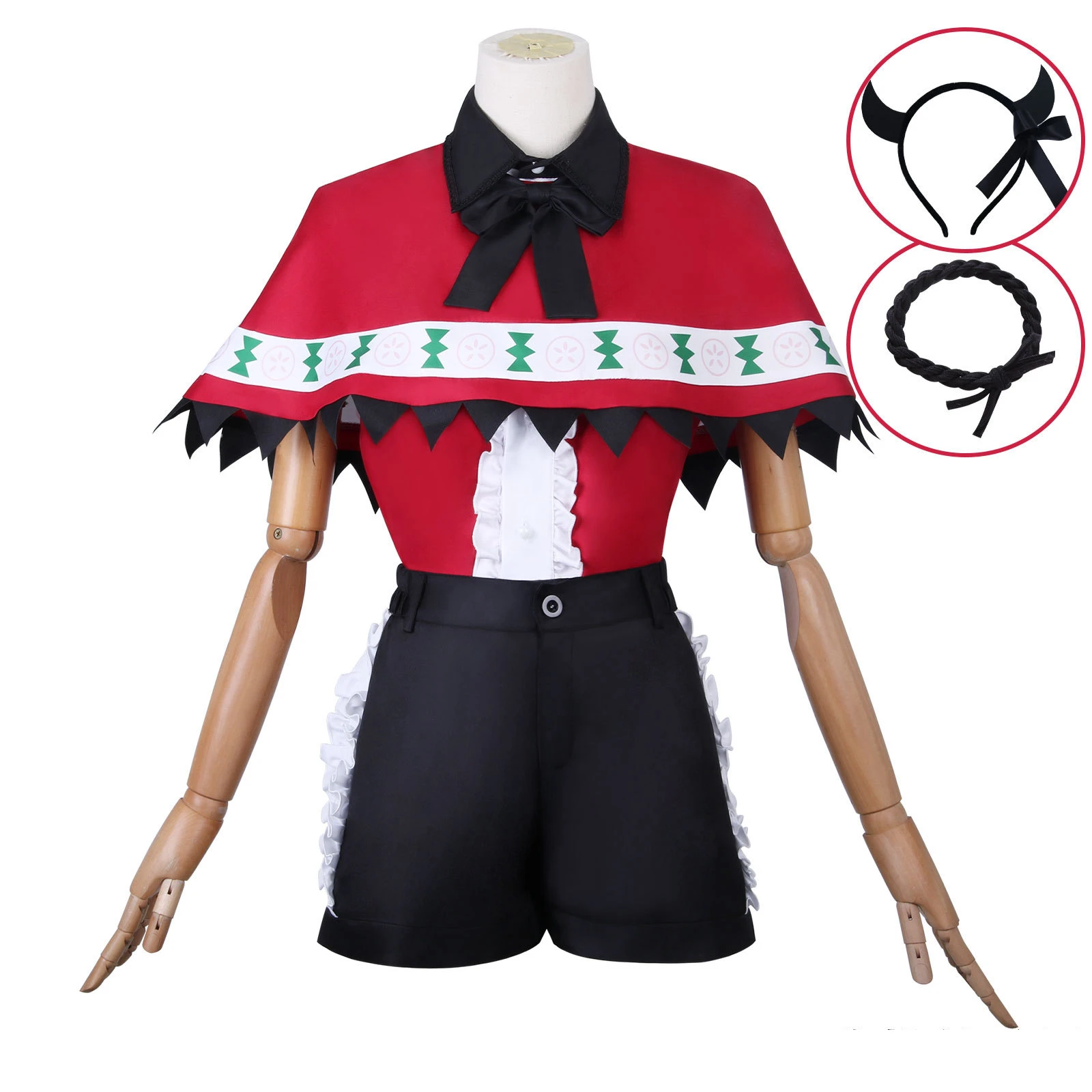 

Youtuber MEM CYO Cosplay Idol Stage Performance Costume Anime OSHI NO KO Season 2 Tops Shorts Shawls Jewelry Headdress Full Suit