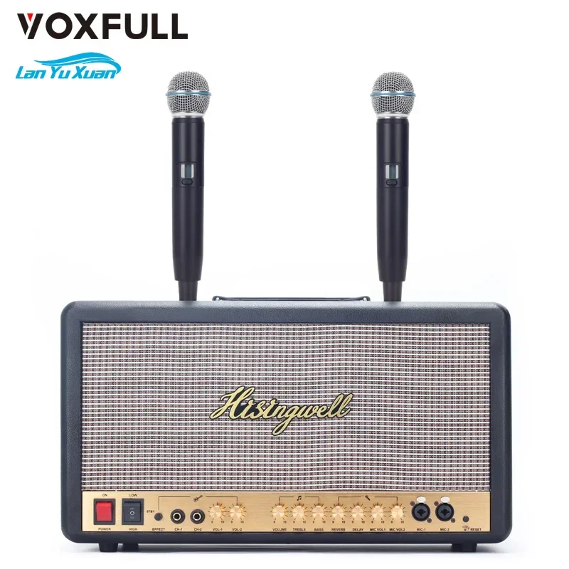 

MS06 Compatible Outdoor Sound Stereo Speaker Microphone Set Electric Guitar Amplifier