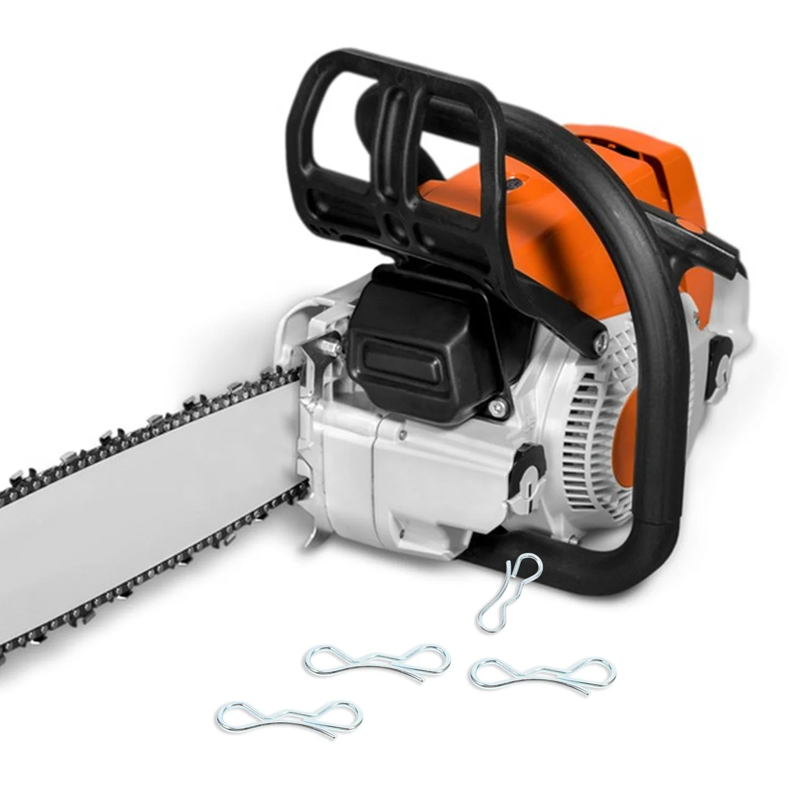 

5pcs Bow Tie Lock Cotter Pin Deck Clip Set For Lawn Mower Trailer Hitch Pin Lock Outdoor Marine Use Garden Tools Hardware