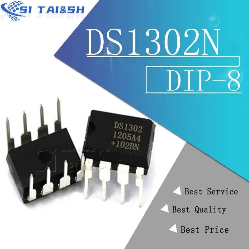 10PCS DS1307  DS1307N  DS1307 DS1302N DS1302 DS1302ZN  DS1232LP DS1232LPS DS1232