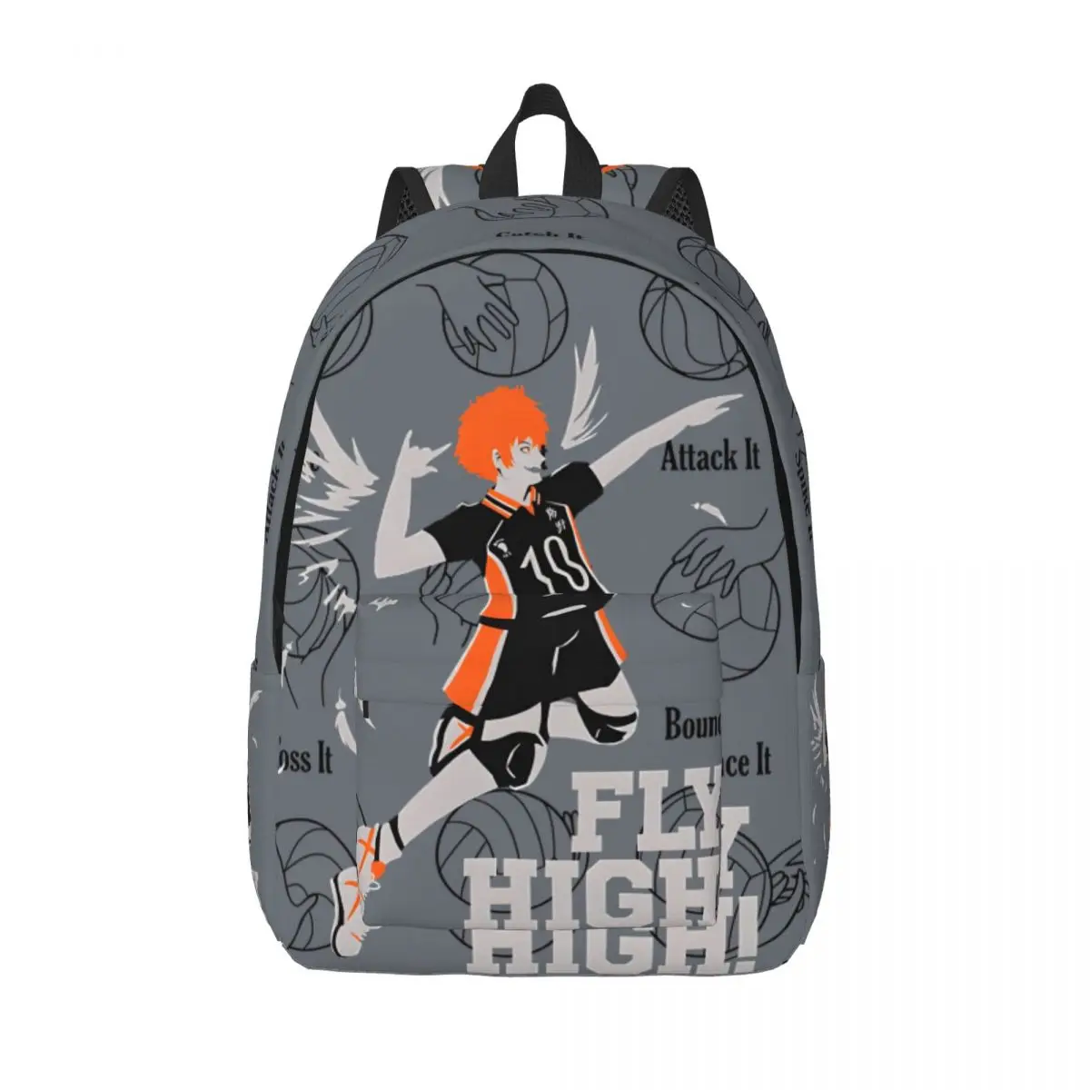 Weekend Picnic Haikyuu Retro Washable Multi-Function Haikyuu Kindergarten Bag Teen Girl Boy Men Women Adult Laptop Bag Gift