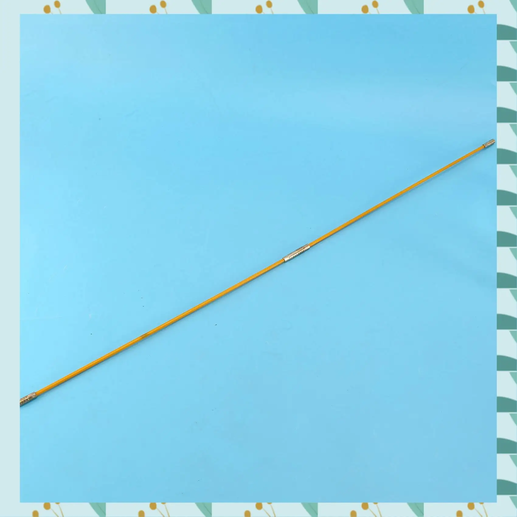 

A71P Cabling Rods Fish Tape 10.83FT Fiberglass Electrical Cable Threader Running Puller In Case 20Rods X 33Cm