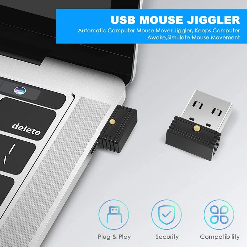 Usb Muis Jiggler, Automatische Computer Muis Mover Jiggler, Houdt Computer Wakker, Simuleer Muis Beweging