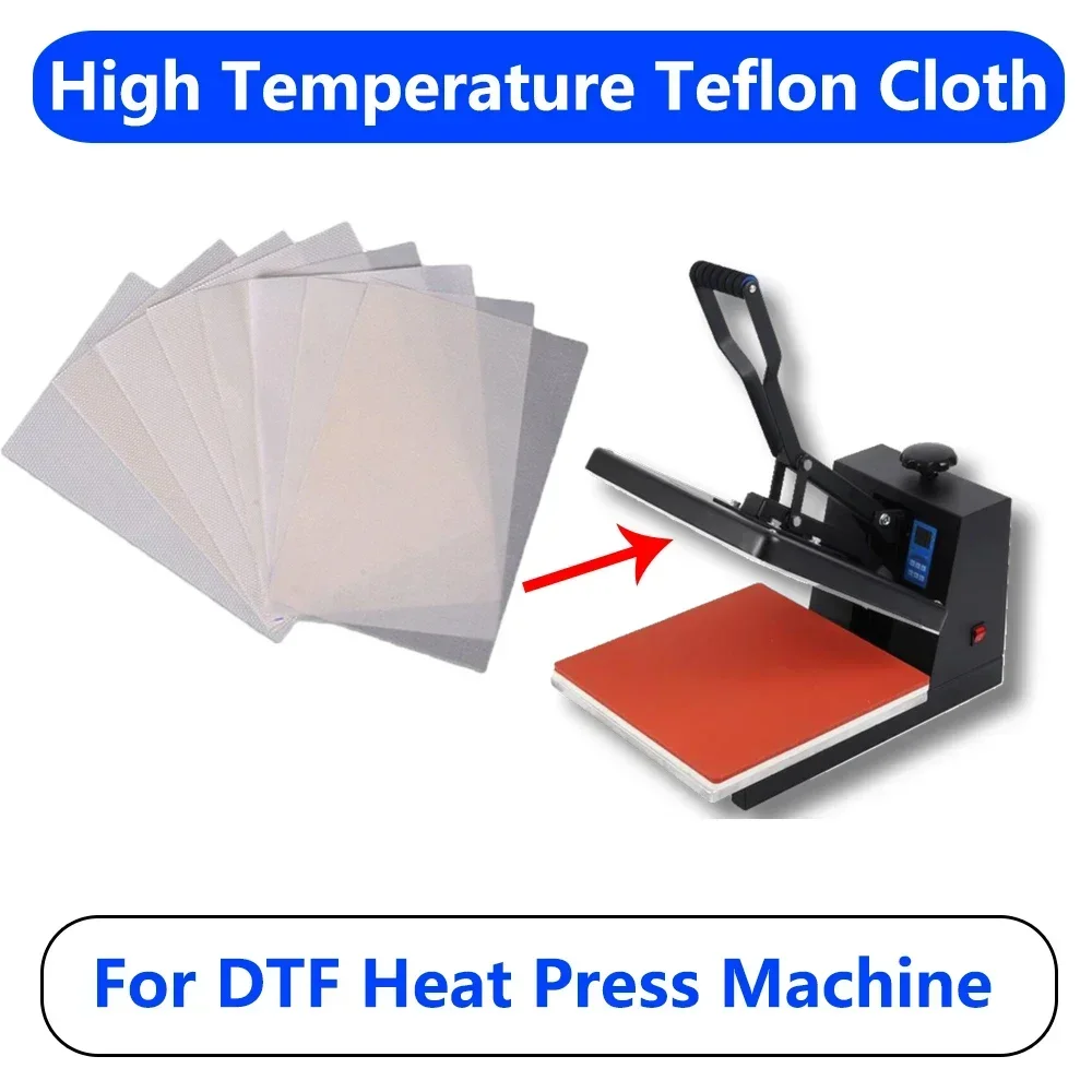 

DTF Heat Press Machine For Teflon Cloth Sublimation Transfer Anti Pull No Deformation Anti-Adhesion High-Temperature Fabric Kit