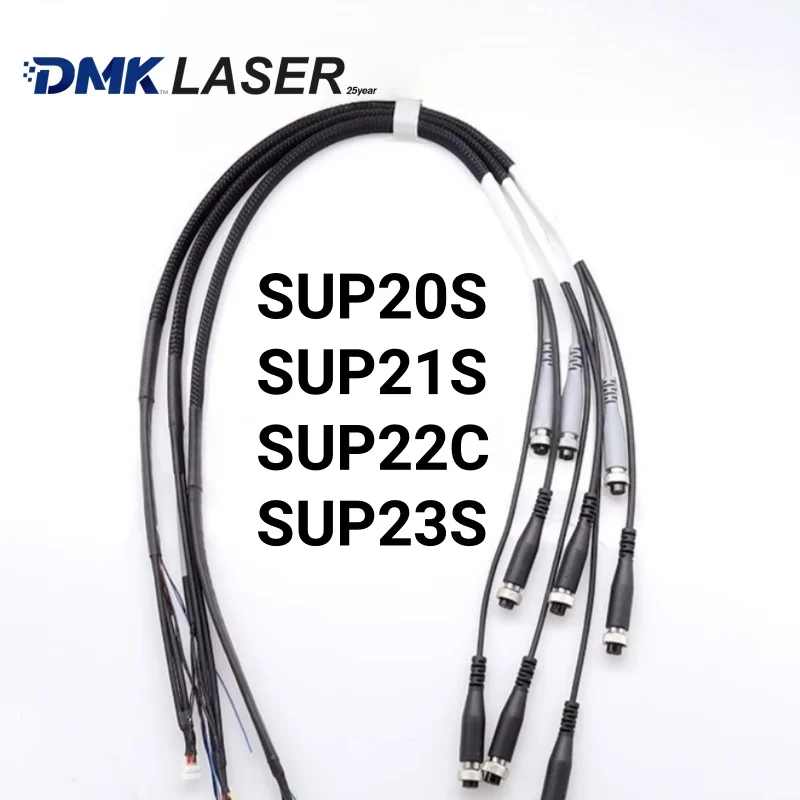 DMK CQWY Gefasst laser Welding head control cable 1m welder gun 3-Pin Aviation Connector short line for SUP20ST 21ST 22C 23ST