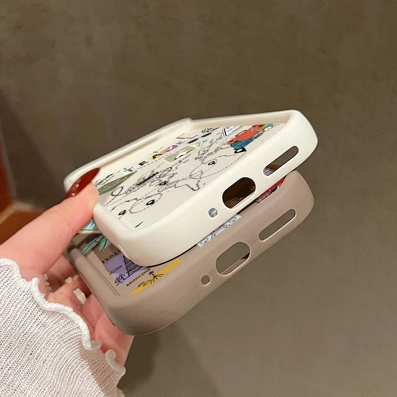 حافظة تي بي يو بنمط خريطة السفر لهاتف جوجل بيكسل 8 7 برو بيكسل 9 برو XL غطاء هاتف من السيليكون الناعم المقاوم للصدمات لهاتف جوجل بيكسل 7A 8A #5