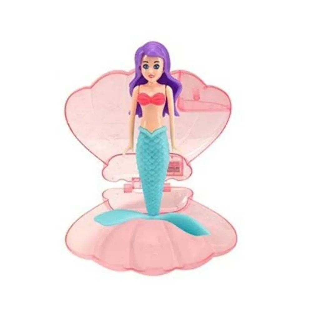 

Funny Spin Mermaid Dive Toys Princess Floats Rising Design Floating Shell Mermaid Educational Diving Game Mermaid Pool Toy