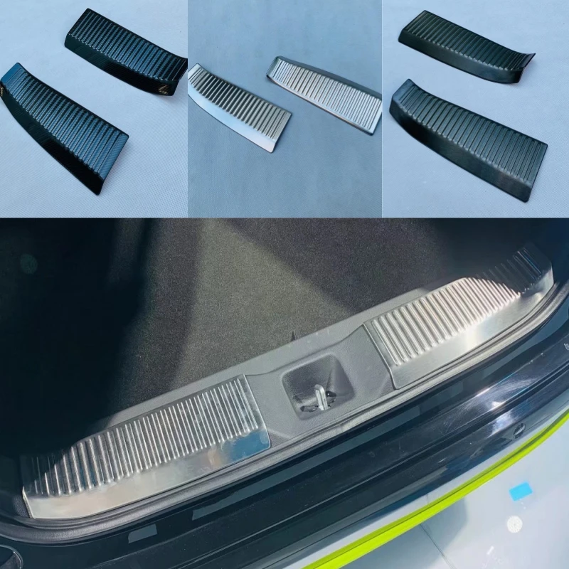 For Honda HR-V HRV Vezel 2021 2022 2023 Accessorie Rear Trunk Bumper Protector Sill Plate Cover Trim Anti-Dirty Pad Bumper