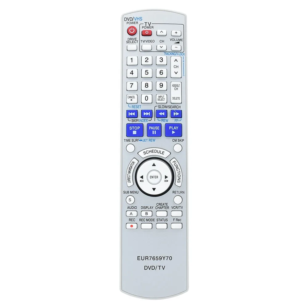 EUR7659Y70 Remote Control For Panasonic TV/DVD Combo DMR-ES25 DMR-ES25S DMR-ES35 DMR-ES10 DMR-ES10K DMR-ES10P DMR-ES10S