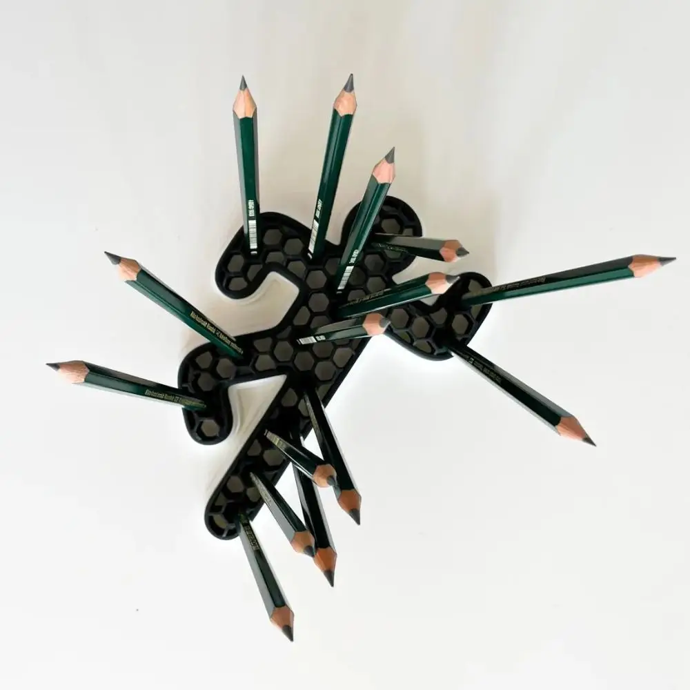 Creative Crime Scene Pen Holder Cartoon 3D Printed Pencil Stand Multifunctional Anime Pen Container Desk Storage