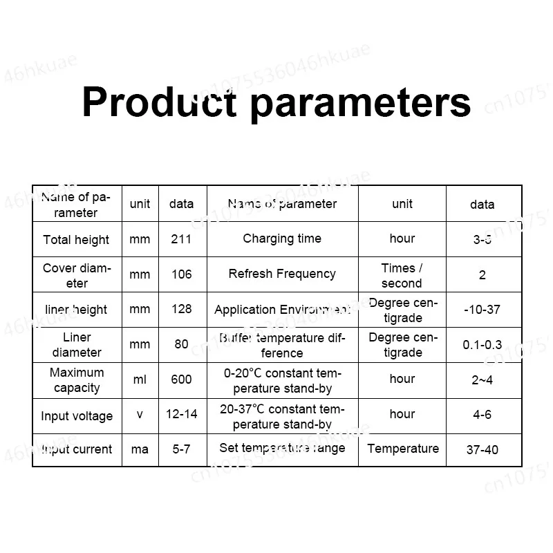الحيوان السائل المنوي ترموستات تذويب كوب ترموستاتي للماشية خنزير الماشية المجمدة الحيوانات المنوية ذوبان كوب #6