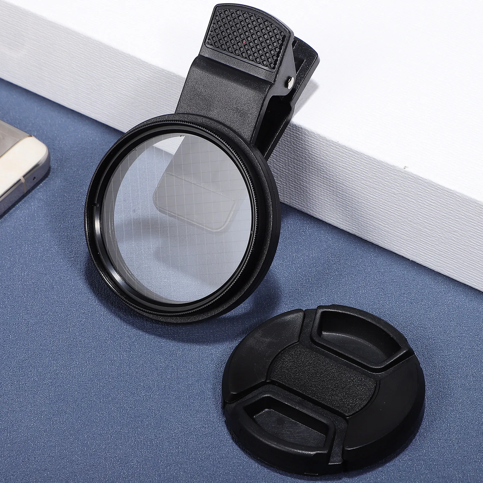 Portable Mobile Phone Camera Filter Clip 4 Points 52mm Universal Clip-on Photography Filter Cool Light Diffusion - view 6