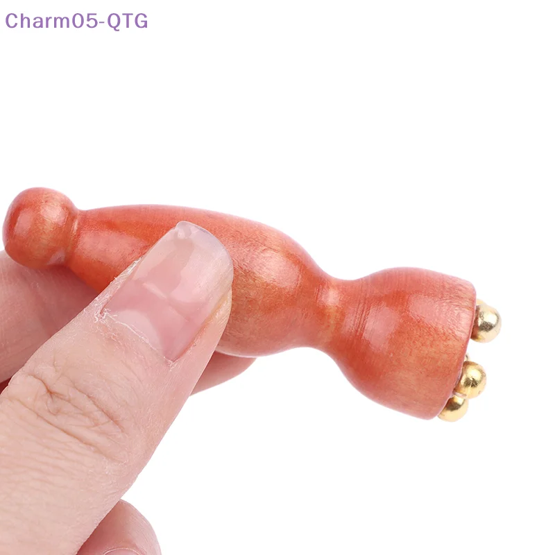 

2Pcs Professional Alloy Rosewood Facial GuaSha Tool Handheld Lotus Seedpod Beauty Eye Relaxation Spot Meridians Acupoint Massag