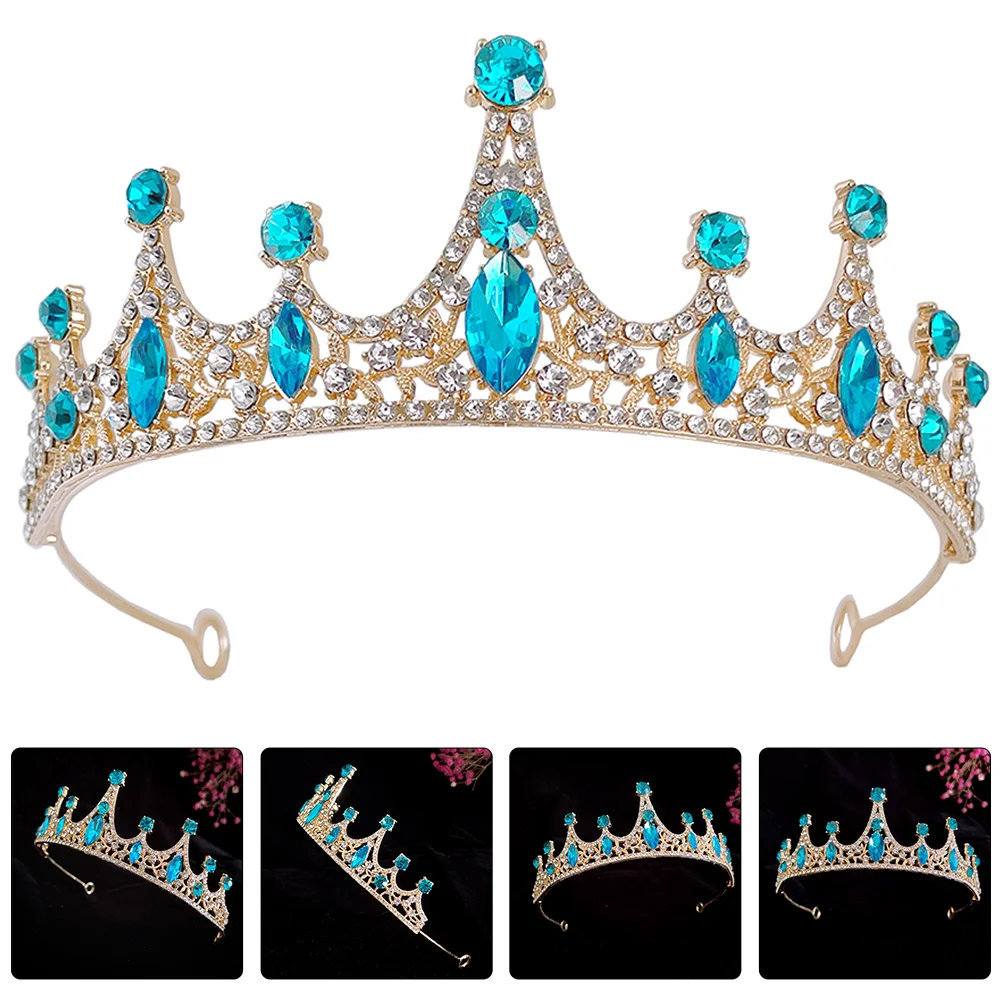 Wedding Tiara Women's Girl Hair Accessories Kids Crowns Zinc Alloy Girls Headband