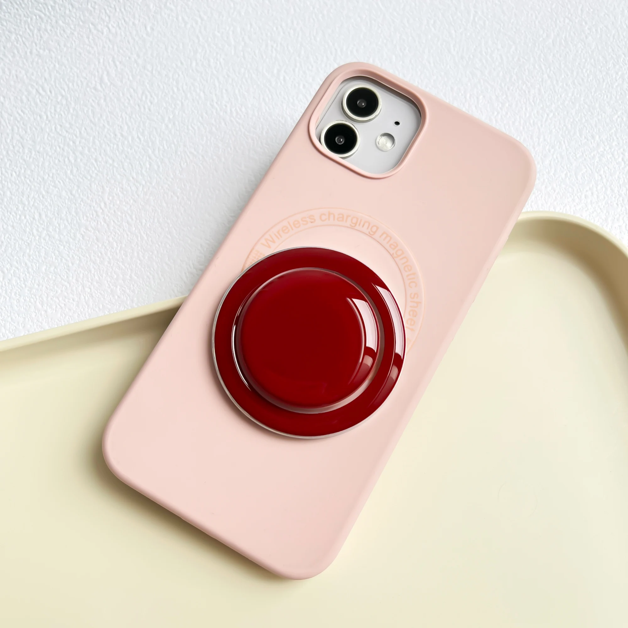 Magnetic Mobile Phone Grip Holder Poppings Socket Pocket Support for IPhone 17 Samsung Xiaomi Safe Ring Finger Expanding Stand view 5