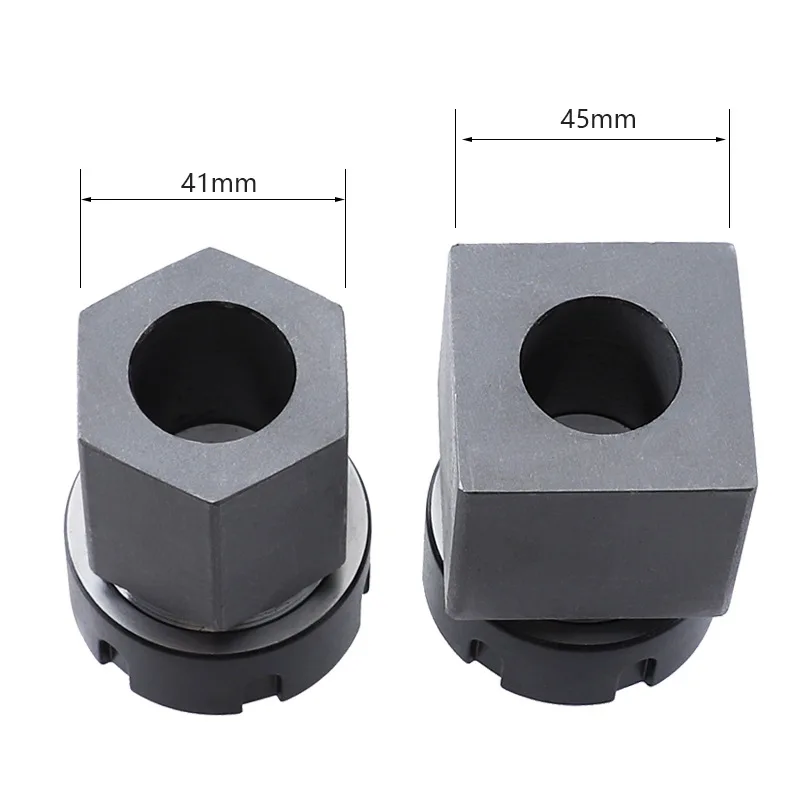 ER32 Square Collet Chuck Block Hard Steel Spring Chuck Holder For CNC Lathe Engraving Machine Accessories