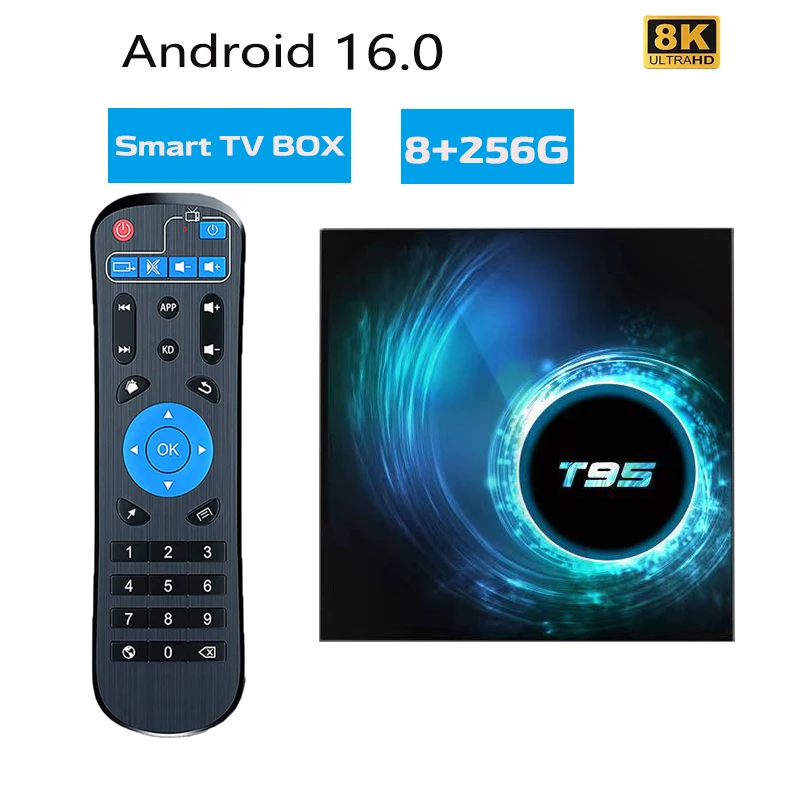 

Android 16 Allwinner H616 Smart TV Box Quad-Core HDR10+ 8K HD TV Box Media Player 256G Rom Wifi Google Voice Suport Set Top Box