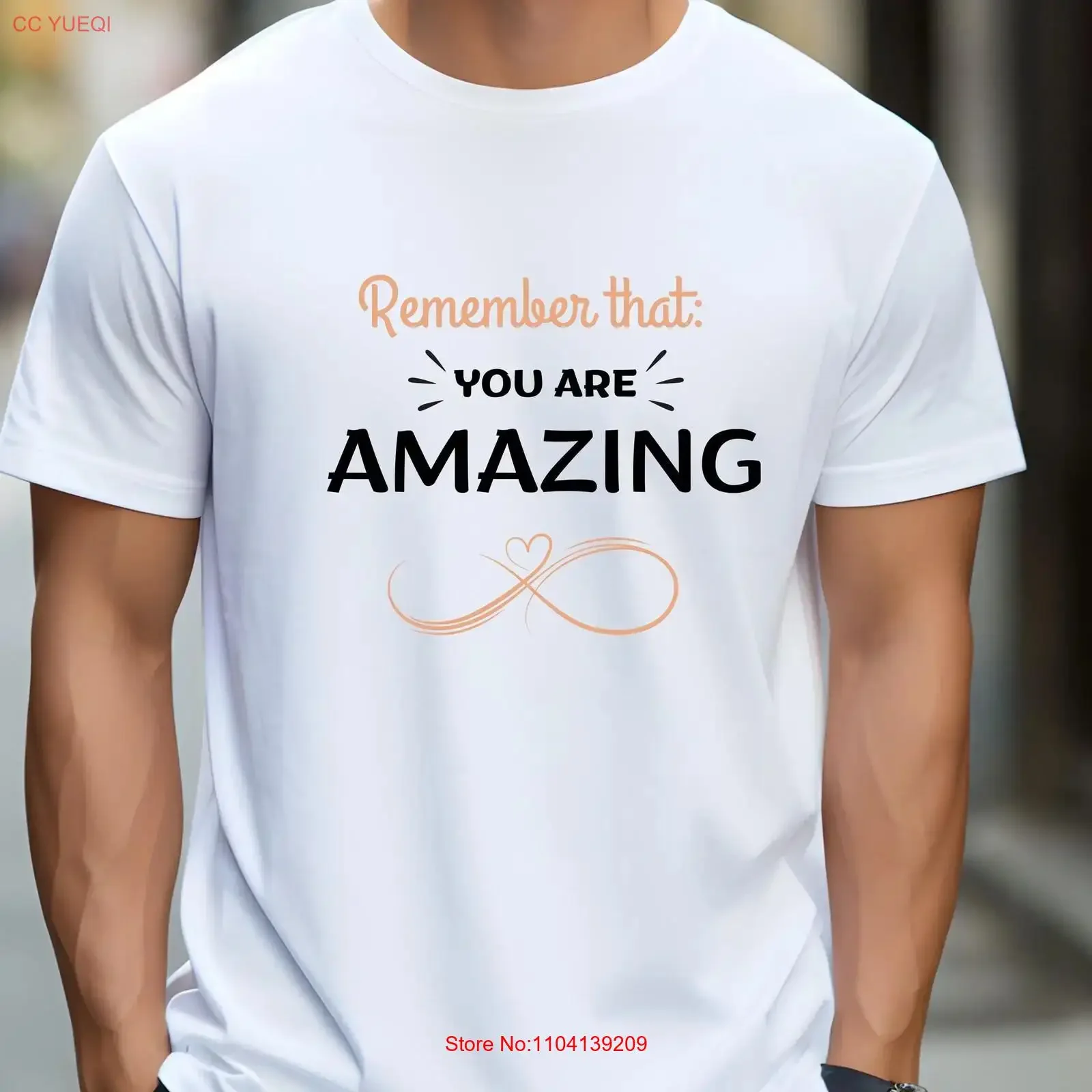 T-shirt blanc ou noir avec messages « Tu es incroyable », « Fête des Pères », « Papa », « Grand-père », « Ami », « Estime de soi », « Compliment », style vintage, graphique délavé