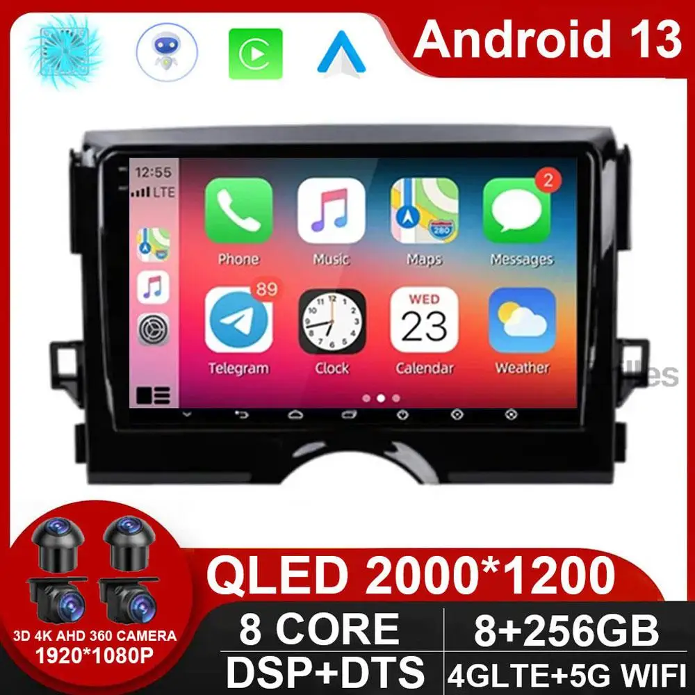 

Android 13 For Toyota Reiz Mark X 2009 - 2016 Car Radio Multimedia Player GPS Navigation No 2din DVD Stereo head unit 5G WIFI