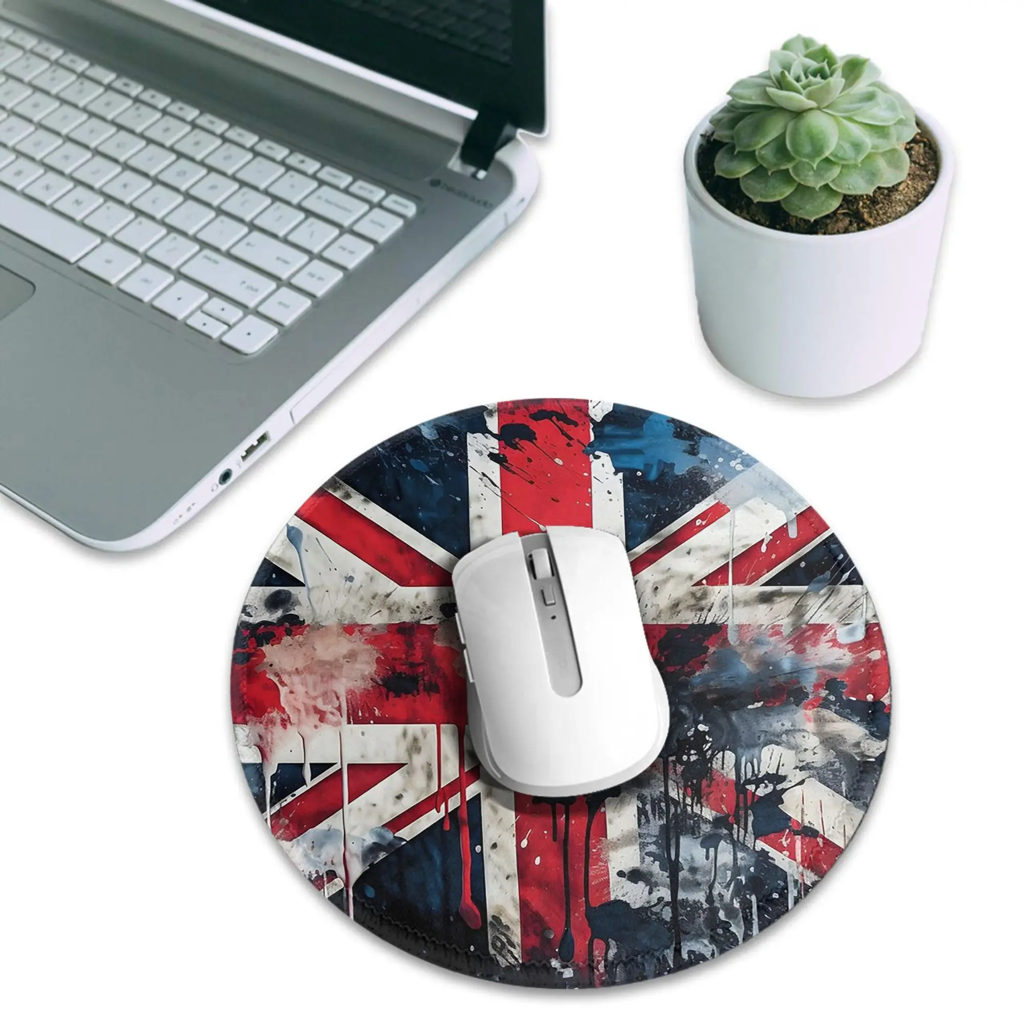 UK Flag Paint Texture Mouse Pad Computer Keyboard Mouse Mat Gamer PC Laptop Desk Mat Office Accessories Table Mats