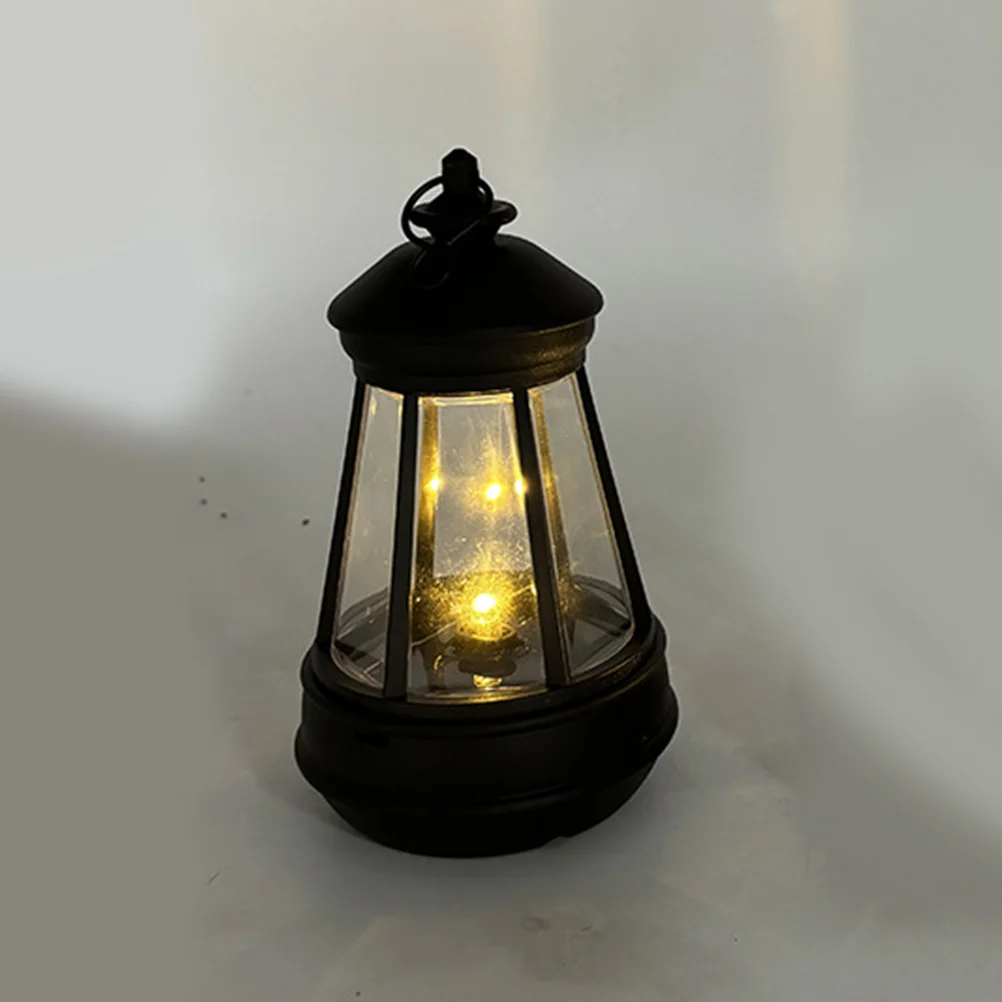 Light Lantern Landscape Lighting Water Proof Black Plastic Father Pendant Lights