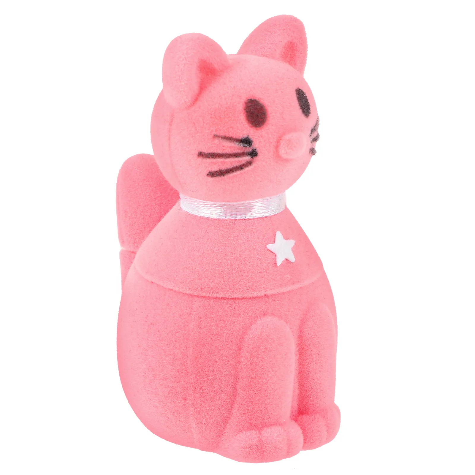 

Cat-Shaped Ring Box Small Engagement Wedding Jewelry Holder Ring Case For Proposal Bridal Shower Gift Earrings Storage Case