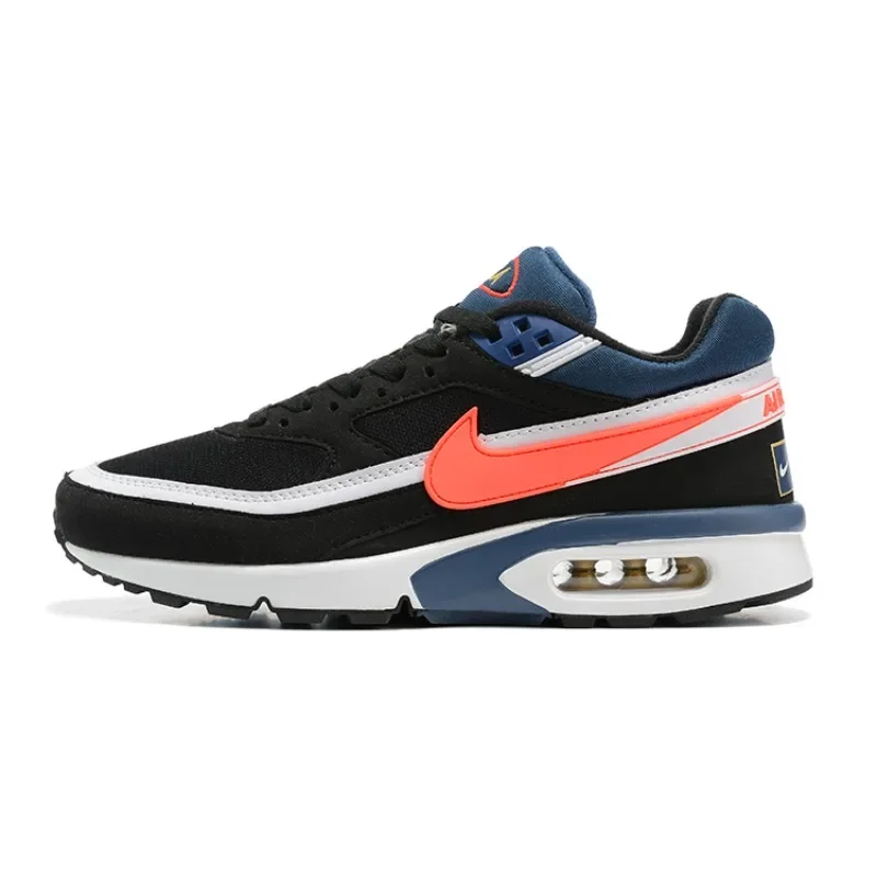 

Nike Air Max BW Black Orange Mesh Breathable Air Cushion Retro Versatile Men Women Running Shoes Unisex Sports Sneakers