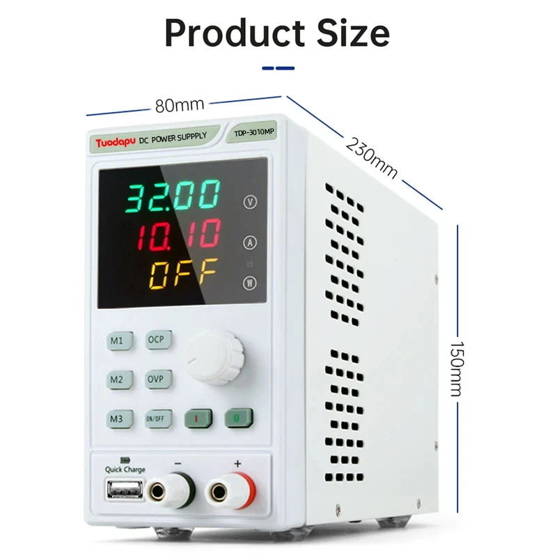 Programmable DC Power Supply Adjustable Laboratory Power Supply Stabilizer Power Supply