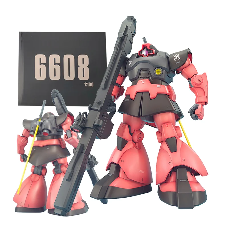 Daban 6608  Mg 1/100 Ms-09Rs Rick Dom Char Aznable Custom Assembly Model Collectible Anime Robot Kits Models Kids Gift