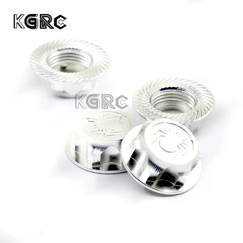 4pc/lot Aluminium Wheel Hub Cover Antidust Cover 17mm HEX Nut For RC 1:8 Model Car Anti-skid Wheel Cover