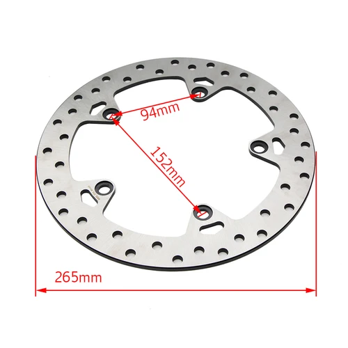 Imagen 2 del producto Rotor de disco de freno trasero para motocicleta, para BMW F650GS F700GS F750GS F800GS F850GS F800R F800GT F800S F800ST S1000XR F800GT C400GT