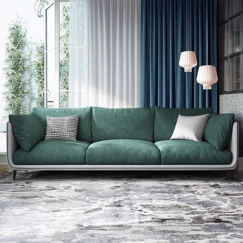 Italian leave-in technology cloth sofa, modern simple sofa, small apartment sofa