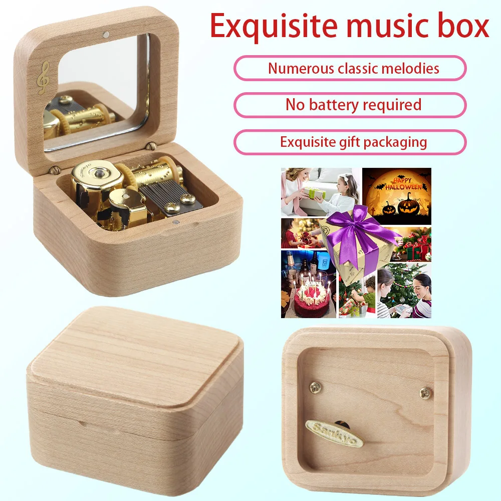 

SOFTALK Moon River Exquisite packaging Music Box Birthday, Christmas, Valentine's Day Gift Sending girlfriends, family