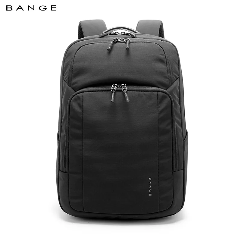BANGE حقيبة سفر جديدة مقاومة للماء وناعمة وخفيفة الوزن للطلاب حقيبة ظهر للكمبيوتر المحمول للرجال