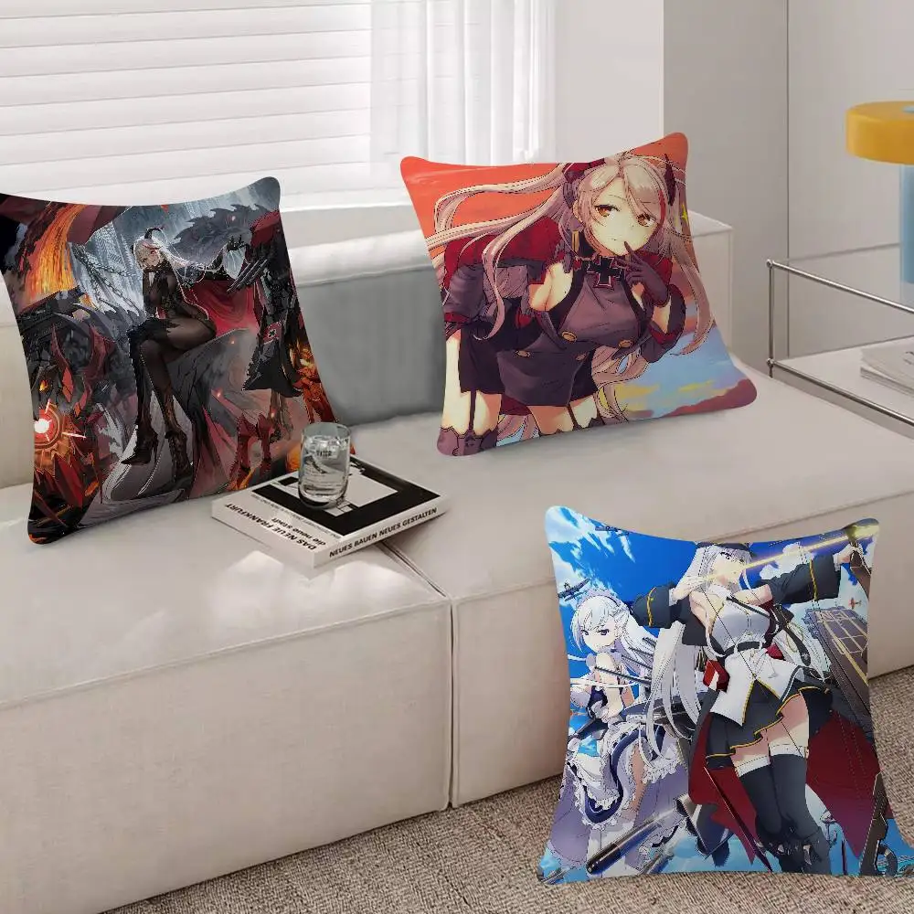 Game A-Azur L-Lane Cushion Office Cushion Pillowcase Car Cushion Cover45X45CM Lumbar Pillowcase Sofa Pillowcover