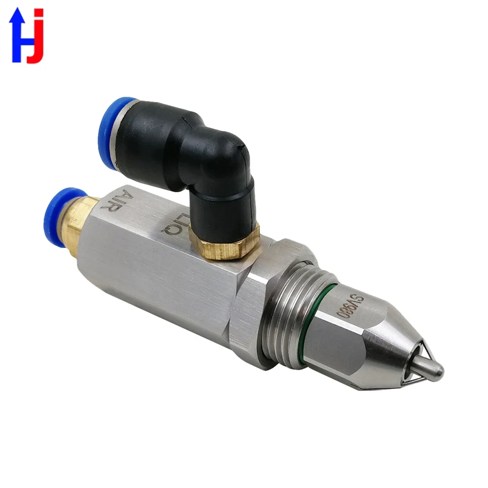 Drip-Free Air Atomizing Nozzle, Ultrasonic Air Atomizer, Fog Misting Sprinkler Head, Cooling, Dust Removal, SV980, SV882, SK508