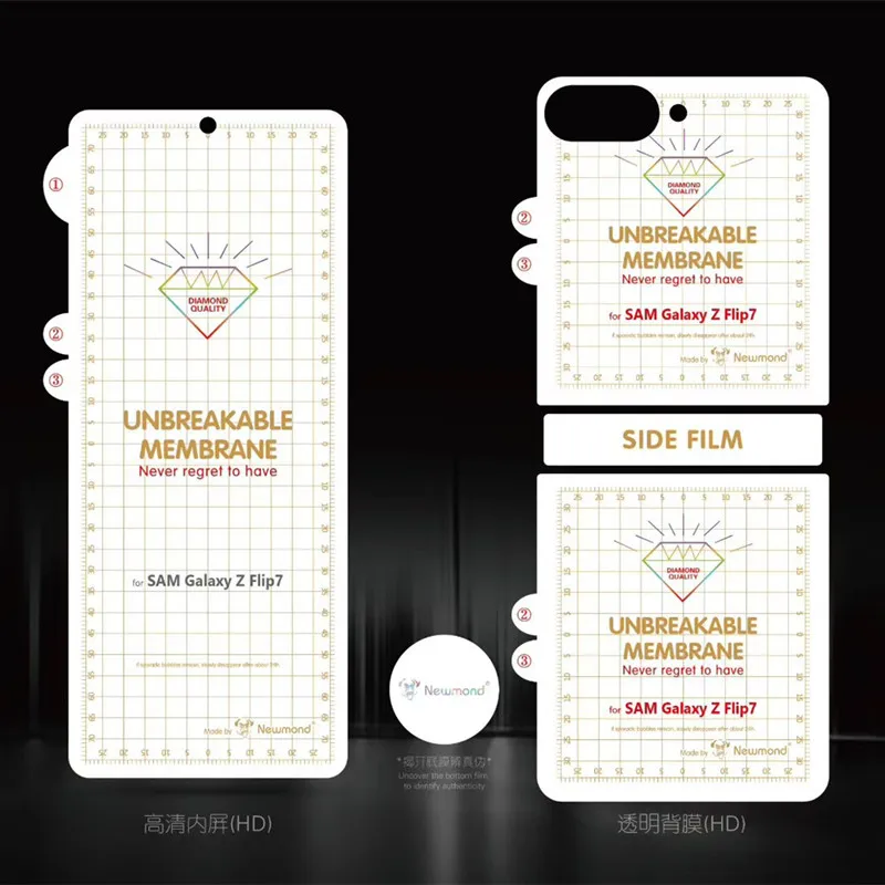 

HD Matte UNBreakable Membrane Soft Hydrogel Film For Samsung Galaxy Z Flip 7 6 Fold7 FE Outer Inner Transparent Screen Protector