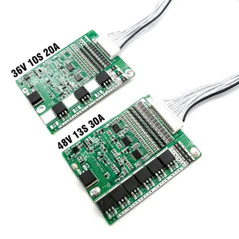 Small BMS 10S 36V 20A 13S 48V 30A ANNBATTERY