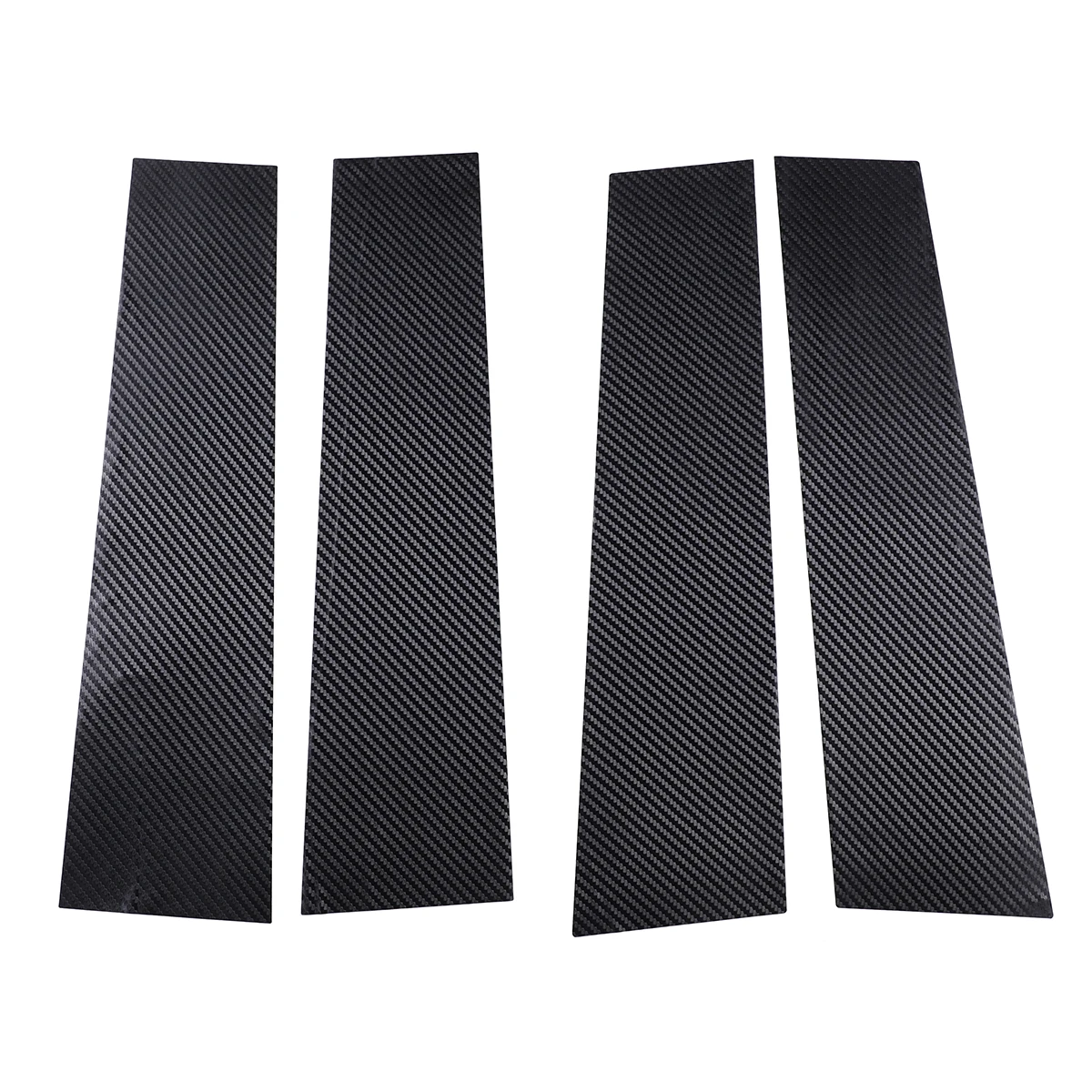 

For Land Rover Defender 110 2020-2023 PVC Carbon Fiber Car Door Window Center B Pillar Post Trim Cover Sticker Car Accessories