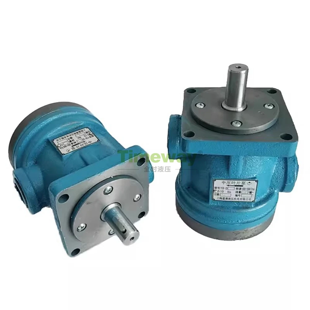 YB series Hydraulic Vane Oil Pump Double High Pressure High Performance Vane Pump YB-D16 for Walking Machine