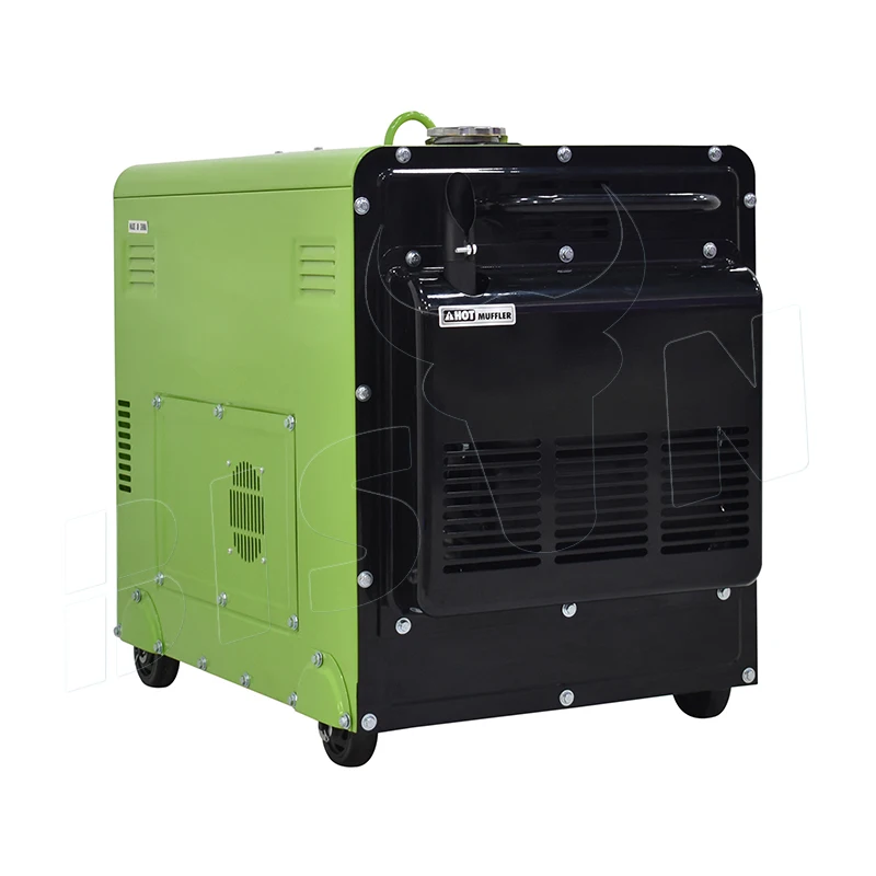 Vertical 4-Stroke Single-cylinder Power Plant 110V 230V 5Kw 3Phase Dies el Silent Generator