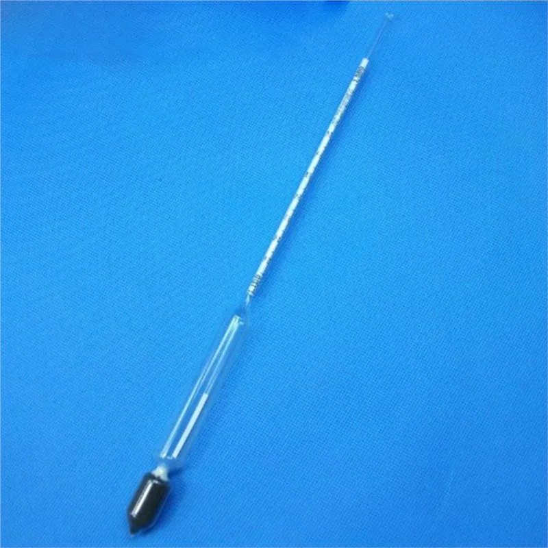 1PC 0.6-0.7-0.8-0.9-1.0-1.1-1.2-1.3-1.4-1.5 glass Densitometers chemical laboratory glass liquid hydrometer Density Meter