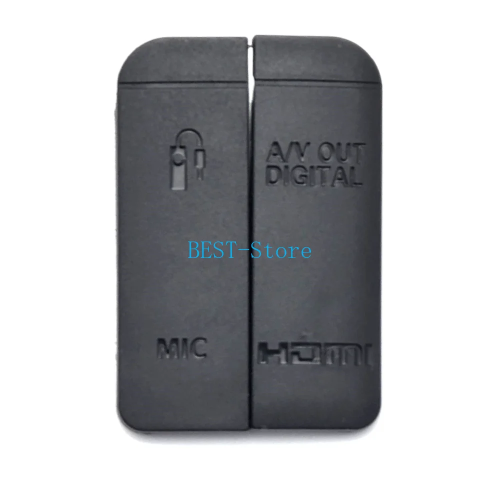 ملحقات قطع غيار إصلاح الكاميرا SLR ، غطاء جانبي مطاطي ، Canon EOS 6D ، USB ، AV OUT ، HDMI ، MIC ، جديد